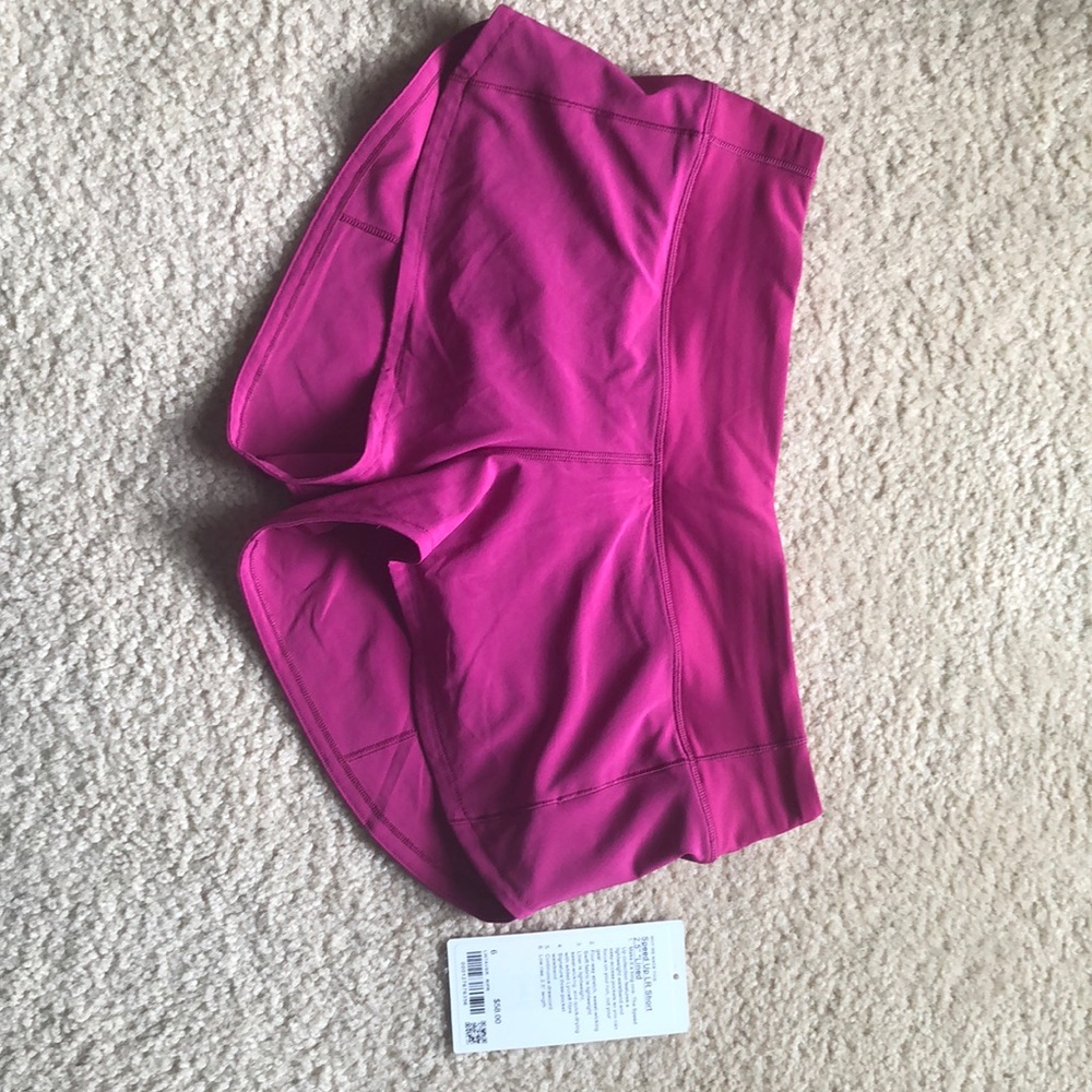 Lululemon speed up shorts 2.5”
